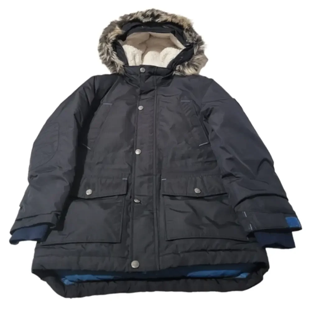 Lands' End Expedition Waterproof Down‎ Parka with Faux Hood